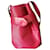 Louis Vuitton Borsa a secchiello a tracolla con pochette removibile Rosso Pelle  ref.729934