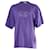 Balenciaga Bébé Verziertes übergroßes T-Shirt aus violetter Baumwolle Lila  ref.730431