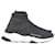 Balenciaga Speed Trainers com glitter em poliéster preto e prata Multicor  ref.730456