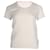 Hermès Hermes Short Sleeve Top in Cream Cashmere White Wool  ref.730463
