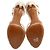 Ralph Lauren Ankle Strap Peep Toe Heels aus beigem Wildleder - Ansicht 5
