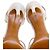 Ralph Lauren Ankle Strap Peep Toe Heels aus beigem Wildleder - Ansicht 8