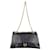 Balenciaga Crush Large Chain Bag aus schwarzem Kalbsleder Leder Kalbähnliches Kalb  ref.730513