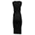 Michael Kors Belt Tie Stretch Dress in Black Viscose Cellulose fibre  ref.730522