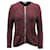 Jersey de cuello redondo con cremallera Sandro en algodón rojo Roja Burdeos  ref.730554