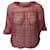Isabel Marant Etoile Honeycomb Blouse in Red Silk  ref.730566