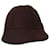 Miu Miu Cloche Hat with Ribbon in Brown Fur  ref.730585