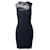 Stella Mc Cartney Stella Mccartney Ripple Sleeveless Knit Sheath Dress in Black Wool  ref.730623