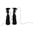 Escarpins spartiates à lacets Giuseppe Zanotti en daim noir Suede  ref.730640