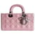 Lady Dior Dior Bolso Lady D-Joy de piel rosa viejo Cuero  ref.731099
