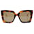 Gucci Óculos de sol Marrom Plástico  ref.731104