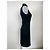 Autre Marque abito nero rayon e misto lana senza maniche Chiusura con zip scollo - vista 3
