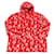 *BALENCIAGA Eiffel Tower/oversized pullover hoodie/hoodie red M genuine Cotton  ref.731279