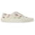 Autre Marque Oly Flower Fox Sneakers in White Cotton Cloth  ref.731864