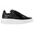 Oversized Sneakers - Alexander Mcqueen - Black/White - Leather Multiple colors  ref.731869