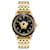 Versace V-Palazzo Relógio Diamante Dourado Metálico  ref.731884