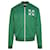 Off White Off-White Arrows-Print Bomber Track Jacket Green  ref.732060