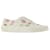 Autre Marque Oly Flower Fox Sneakers in White Cotton Cloth  ref.732114