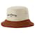 Logo Hat - Balmain - Stone/Brown - Canva Cloth  ref.732123