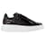 Sneakers Oversize - Alexander Mcqueen - Nero/Bianco - Pelle Multicolore  ref.732365