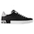 Sneakers Portofino - Dolce & Gabbana - Nero/Argento - Pelle  ref.732466
