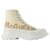 Tread Slick Sneakers - Alexander Mcqueen - Black/White - Leather Multiple colors  ref.732500