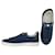 Sneaker Louis Vuitton in tela blu e nera  ref.732574