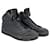 Baskets montantes Louis Vuitton en cuir noir  ref.732577