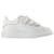 Oversized Sneakers - Alexander Mcqueen - Black/White - Leather Multiple colors  ref.732621