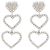 Orecchino Tre Cuori - Alessandra Rich - Argento - Ottone