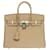 Hermès Excepcional bolso Birkin 25 Parte trasera de cuero Togo Trench e interior de buganvilla Beige  ref.732729
