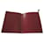 Hermès Burgundy leather weekly protector. Dark red  ref.733005