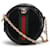 Gucci Mini Borsa a Spalla Ophidia Rotonda in Pelle Scamosciata 550618 Nero  ref.733168