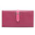 Hermès Cartera plegable Bearn H Púrpura Cuero  ref.733203