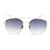 Dior Óculos de sol de aviador mais fortes Preto Metal  ref.733562