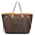 Louis Vuitton Monogram Neverfull GM with Pouch Brown Cloth  ref.733630