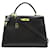 Hermès Box Kelly 32 Black Pony-style calfskin  ref.733718