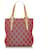 Céline Macadam Canvas Tote Bag Red Cloth  ref.733830