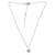 Bulgari Onyx Save The Children Pendant Necklace Silvery Metal  ref.733897