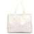 Chanel Nuova borsa tote della linea da viaggio Bianco Tela  ref.734097