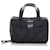Salvatore Ferragamo Gancini Canvas Cosmetic Bag AU-22 0794 Black Cloth  ref.734492