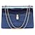 Bulgari Borsa a tracolla in pelle verniciata Bvlgari Serpenti Forever in ottime condizioni Blu  ref.734494