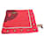 Burberry Sciarpa di seta stampata Rosso Cotone  ref.734511