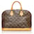 Bolso de mano Louis Vuitton Monogram Alma M51130 de cuero PVC marrón en buen estado Castaño Plástico  ref.734638