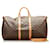 Louis Vuitton Monogram Keepall Bandouliere 55 Brown Cloth  ref.734671