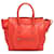 Luggage Céline La bolsa de asas de equipaje de cuero Roja Becerro  ref.734735