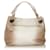 Bottega Veneta Intrecciato Detail Leather Shoulder Bag White  ref.734758