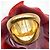 Versace Taille de bague en résine rose fleur florale oversizee rouge 15 - vue 6