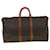 Louis Vuitton Keepall 55 Brown Cloth  ref.735154