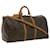 Louis Vuitton Keepall Bandouliere 55 Brown Cloth  ref.735535